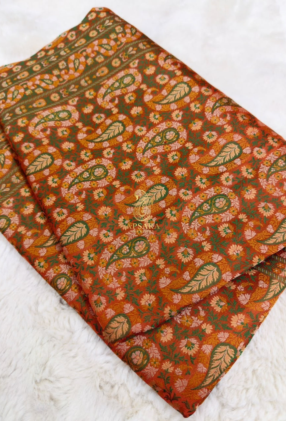 Banarsi Handloom Pure Katan Silk Jamawar Tanchhui Saree