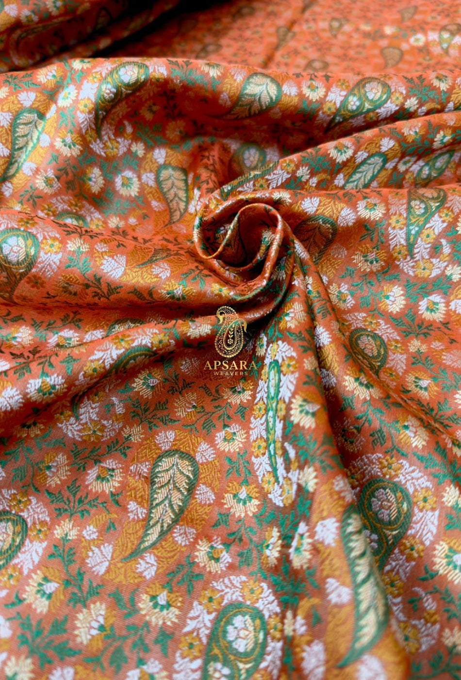 Banarsi Handloom Pure Katan Silk Jamawar Tanchhui Saree