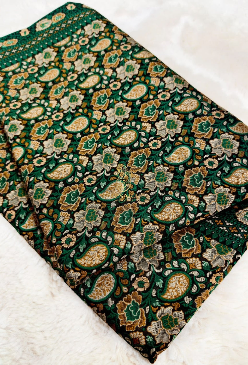 Banarsi Handloom Pure Katan Silk Jamawar Tanchhui Saree