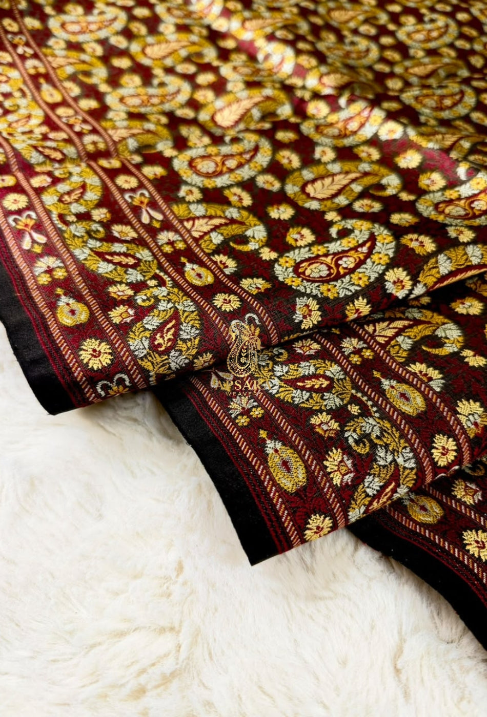 Banarsi Handloom Pure Katan Silk Jamawar Tanchhui Saree