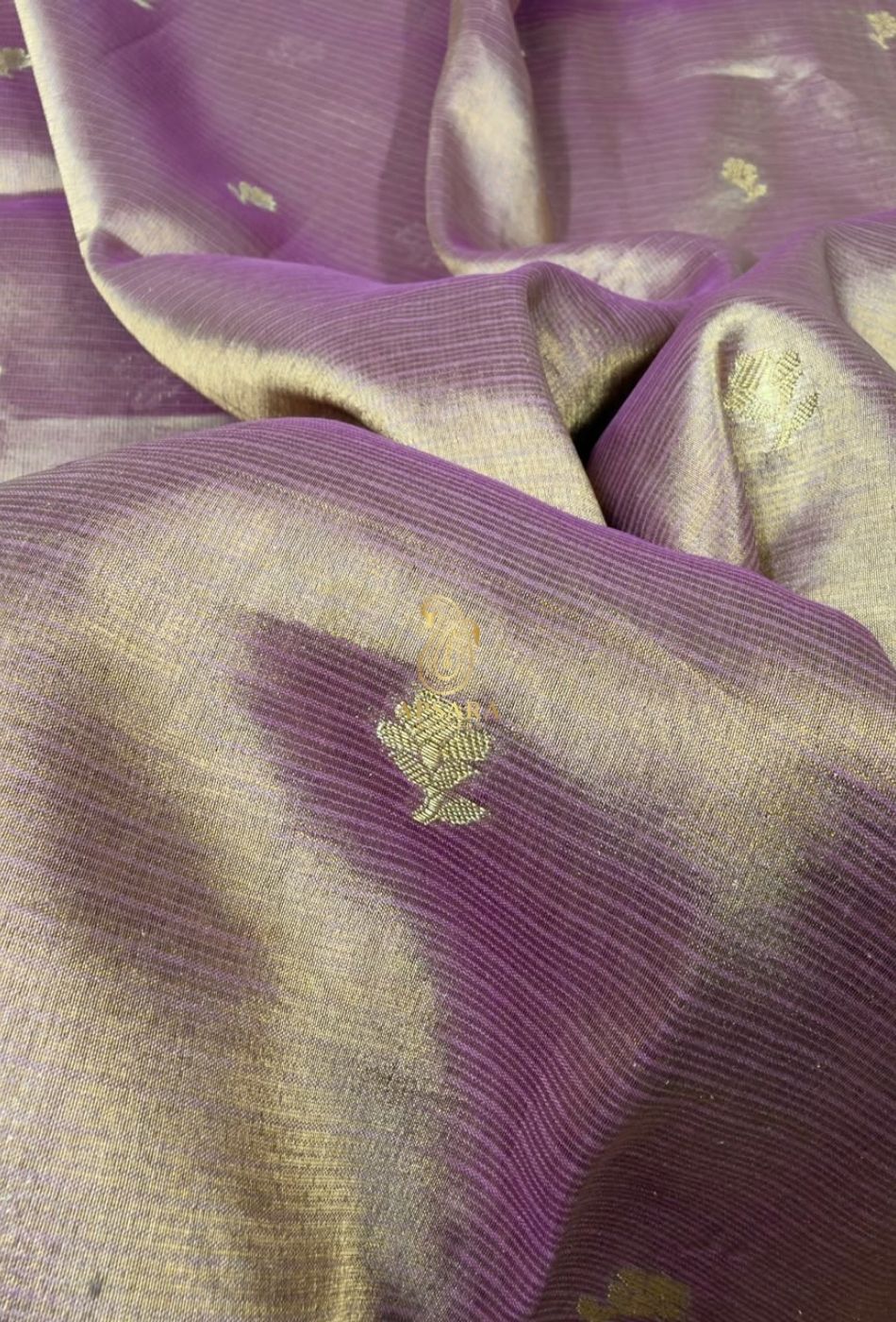 Banarasi Handloom Khaddi Pure Dubble Tissue Silk with Paithani Border Weaving Saree
