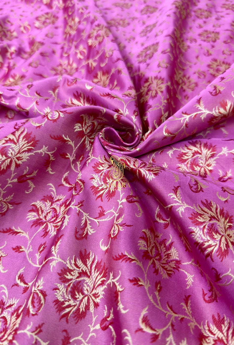 Banarsi Handloom Pure Katan Silk Jamawar Tanchhui Saree
