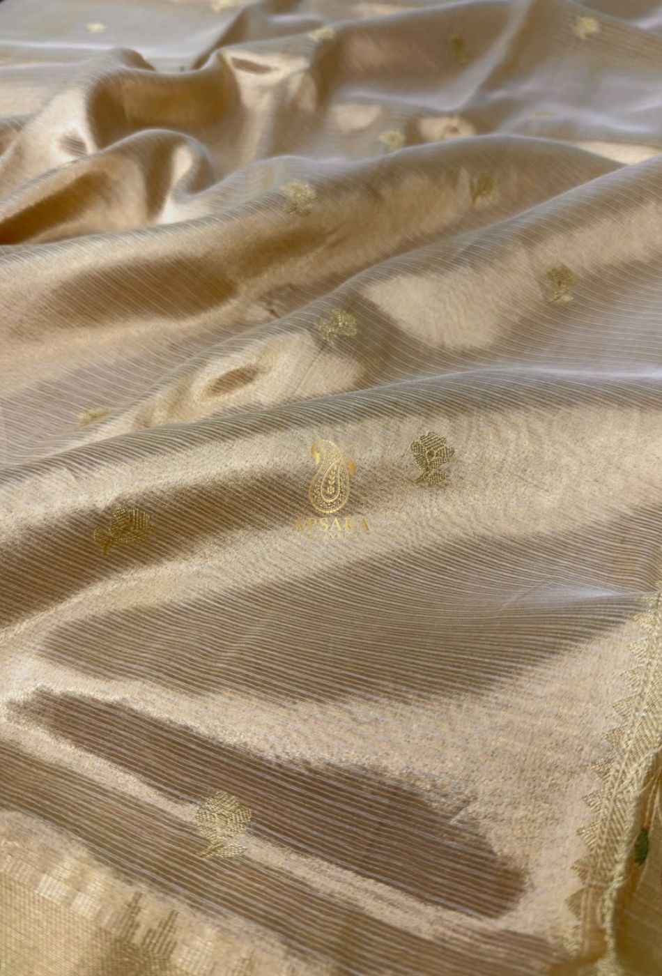 Banarasi Handloom Khaddi Pure Dubble Tissue Silk with Paithani Border Weaving Saree