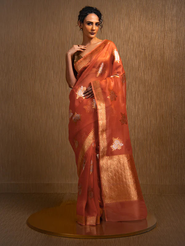 Pure Organza Silk Saree
