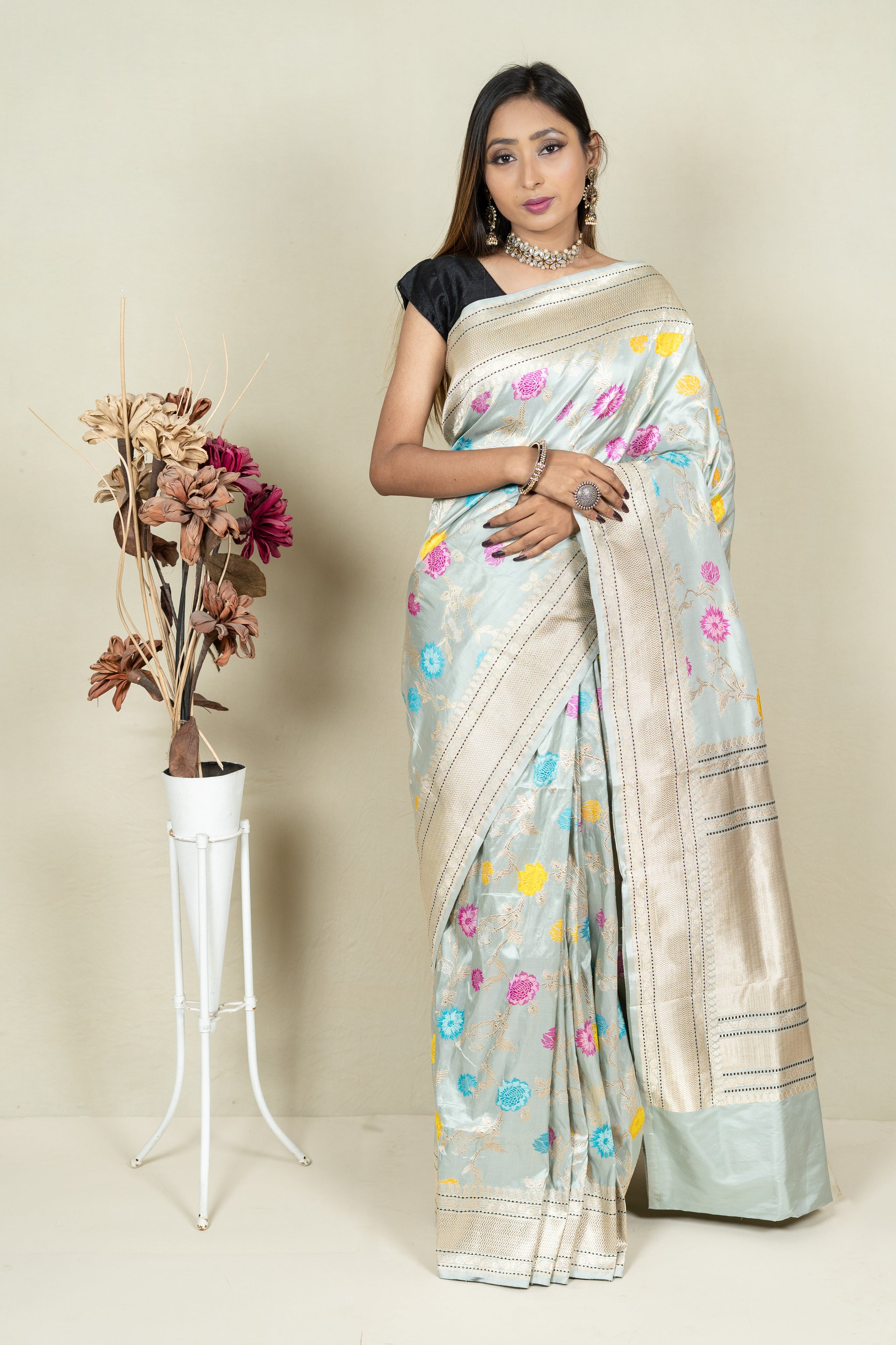Pure Katan Silk Saree